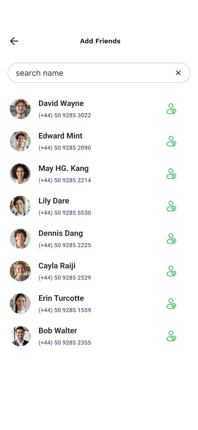 Add Friend Flow