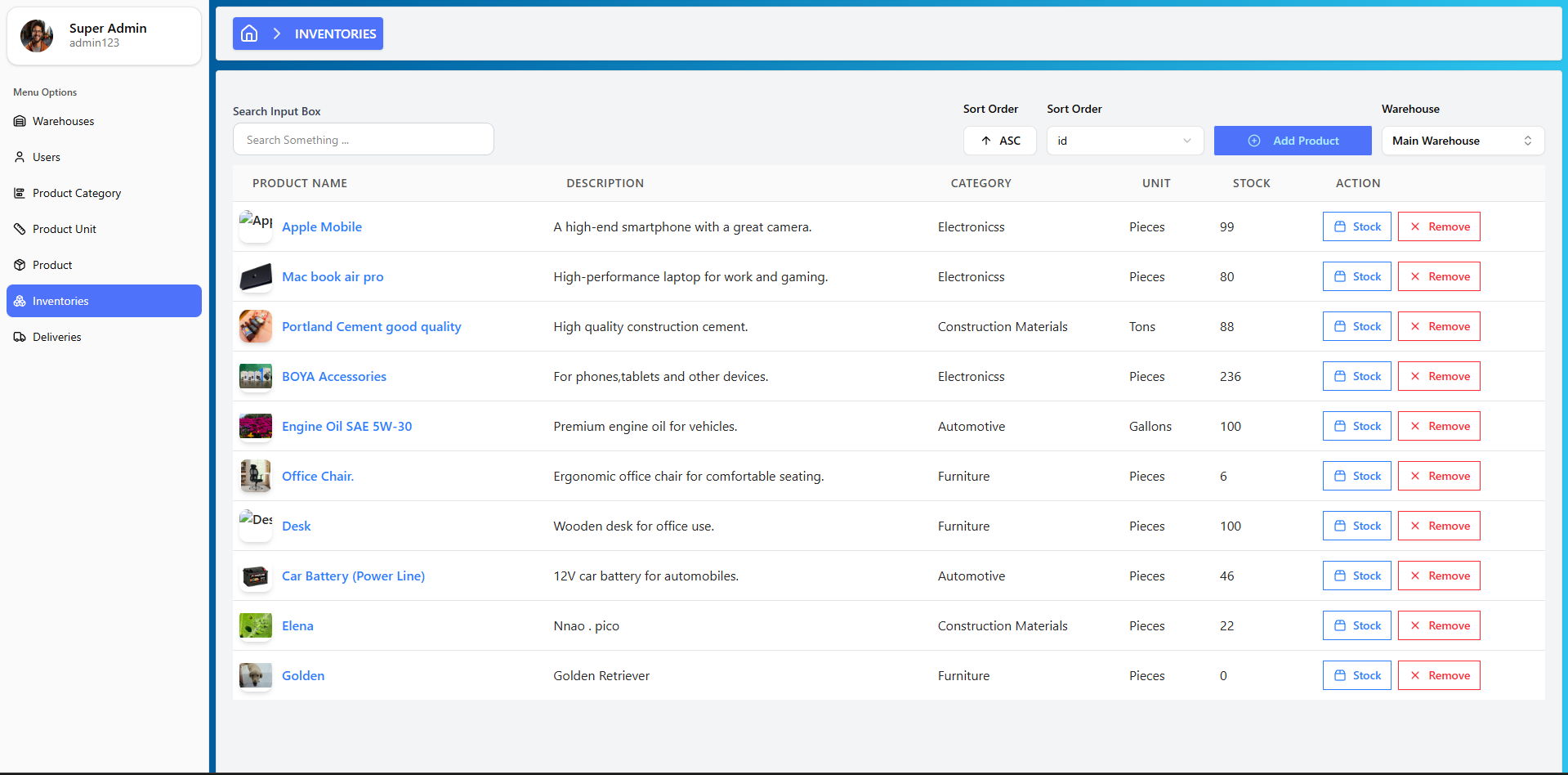 Inventory Management