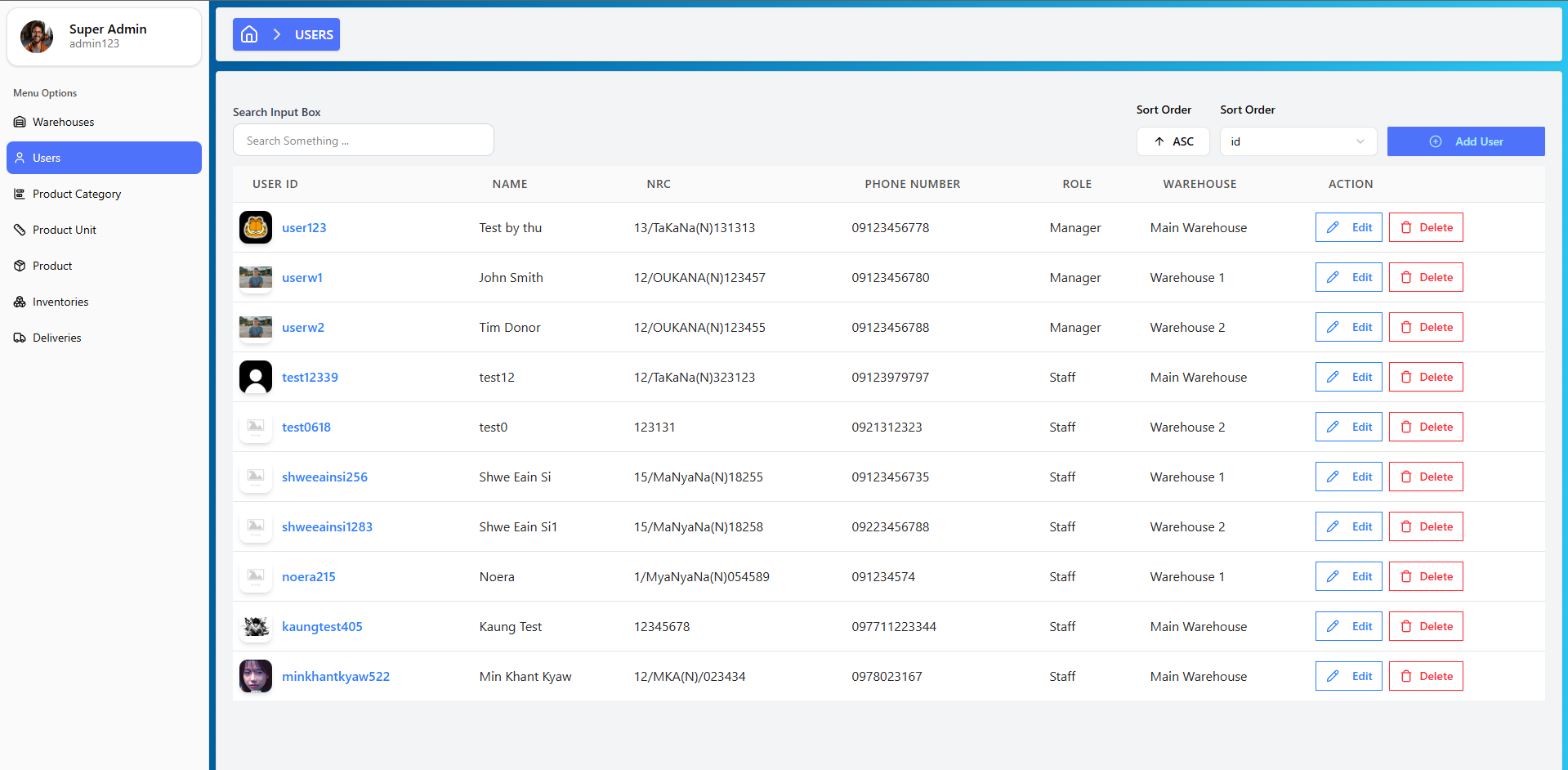 User Management