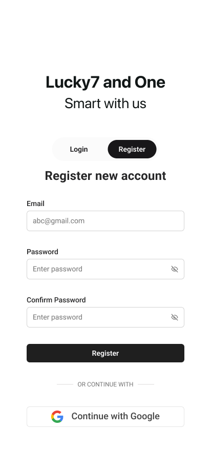 Account Registration